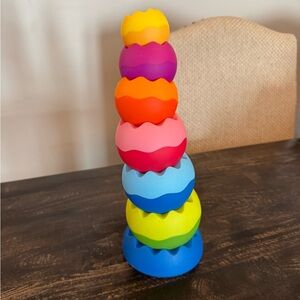 Colorful Tobbles Egg Stacking Toy